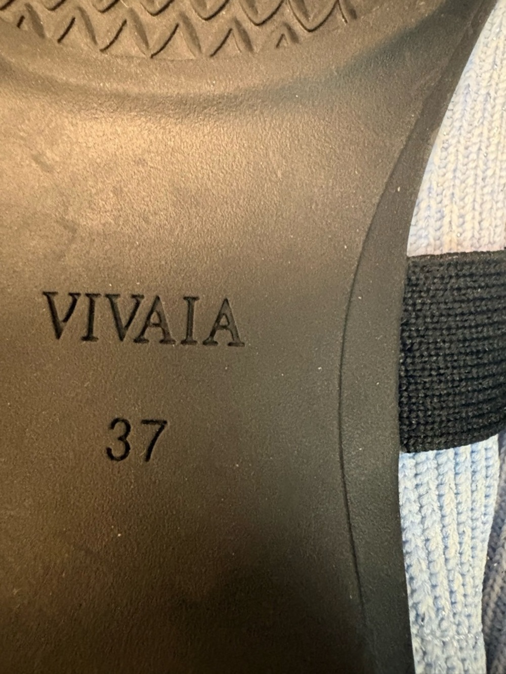 VIVAIA Square-Toe Margot Mary Jane shoes ballet flats light blue sz 37 6.5 - Picture 9 of 9